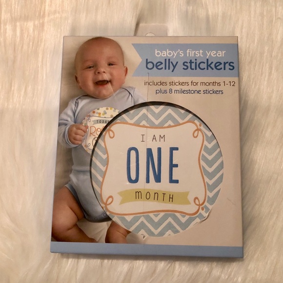 Baby’s first year belly stickers - Picture 1 of 4